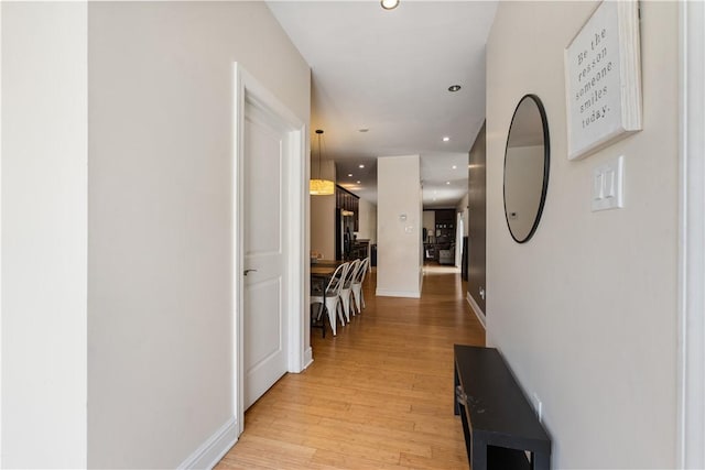 21 Enon Way S, Side, PA 15203 - corridor with recessed lighting and light wood finished floors