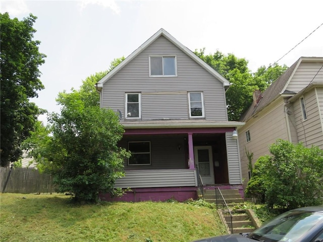 546 Ridge Ave, New Kensington, PA 15068 - traditional style home with covered porch