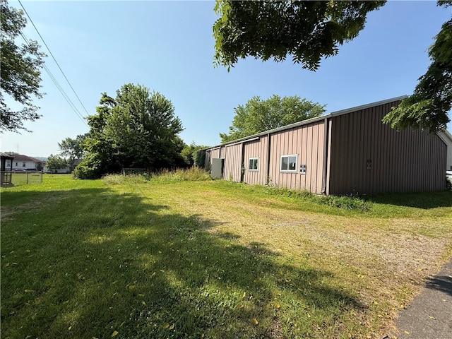 00 Cranberry Ln, Carmichaels/Cumblnd, PA 15320 - view of green lawn featuring an outbuilding and an outdoor structure
