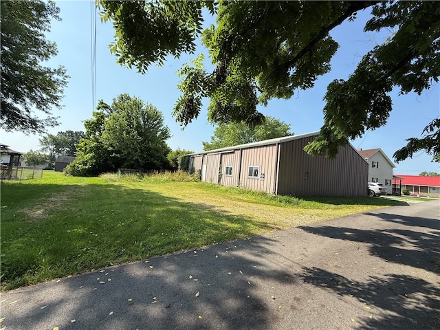 00 Cranberry Ln, Carmichaels/Cumblnd, PA 15320 - view of green lawn with a pole building and an outdoor structure