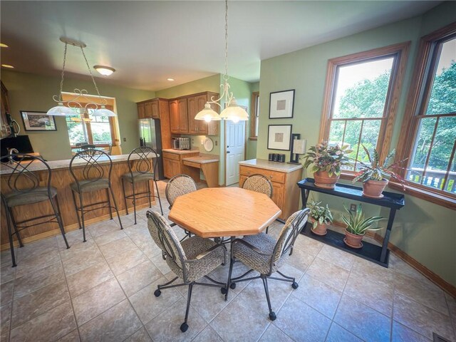 121 Covington Dr, Center Twp, PA 16001 - dining room featuring baseboards