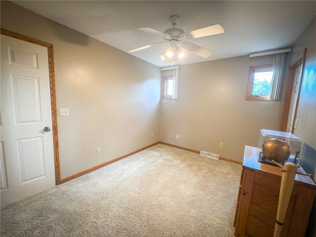 121 Covington Dr, Center Twp, PA 16001 - unfurnished bedroom featuring carpet and a ceiling fan