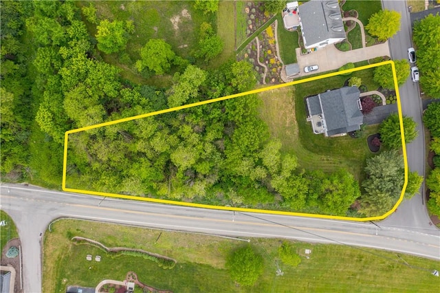 3001 Willowbrook Dr, South Fayette, PA 15017 - aerial view of property's location featuring property boundaries highlighted