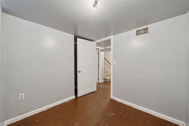 203 Clever Ave, Mckees Rocks, PA 15136 - unfurnished room with concrete flooring and stairs
