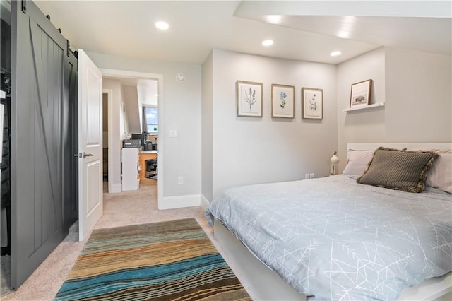 160 45th St, Lawrenceville, PA 15201 - bedroom featuring light carpet and recessed lighting