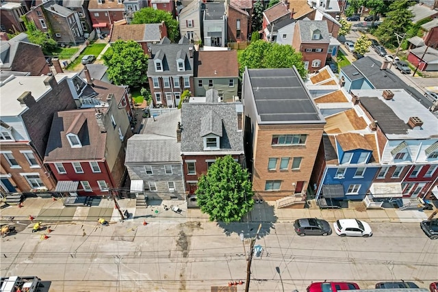 160 45th St, Lawrenceville, PA 15201 - aerial perspective of suburban area