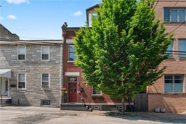 160 45th St, Lawrenceville, PA 15201 - view of front of house featuring stone siding and entry steps