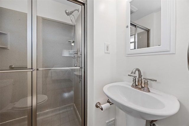 4715 Meadowgreen Dr, Whitehall, PA 15236 - full bathroom with a sink and a stall shower