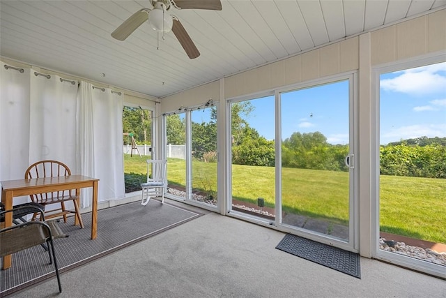4715 Meadowgreen Dr, Whitehall, PA 15236 - sunroom featuring carpet flooring