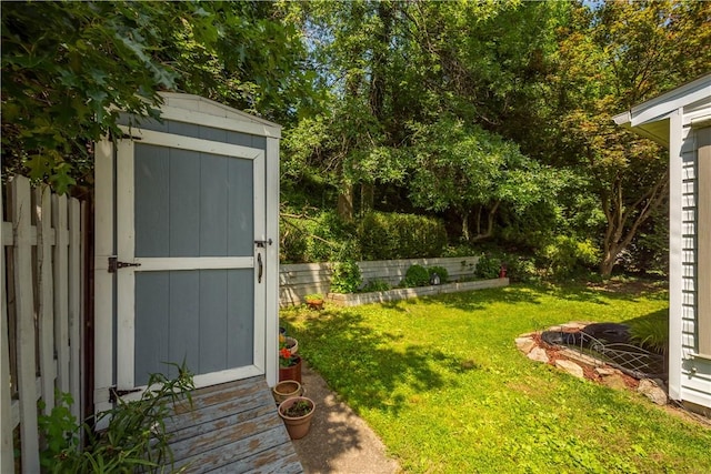 6826 Church Ave, Ben Avon, PA 15202 - view of yard featuring a shed
