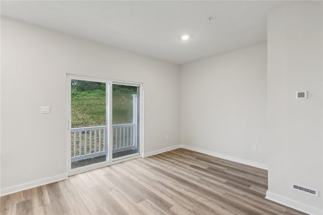 116 River Ridge Drive, Moon/Crescent Twp, PA 15108 - spare room featuring wood finished floors, recessed lighting, and fire sprinkler in ceiling