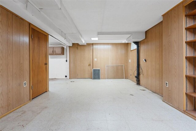 809 Sleepy Hollow Rd, Castle Shannon, PA 15234 - finished below grade area with wooden walls and light flooring