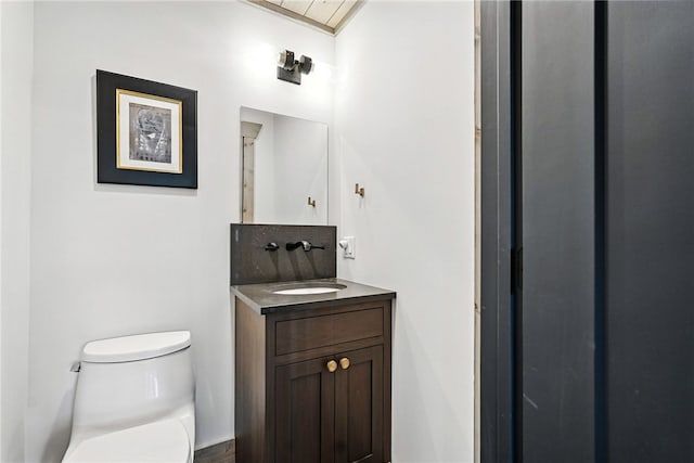 50 Hawes Rd, Wharton Twp, PA 15437 - half bathroom with vanity and toilet