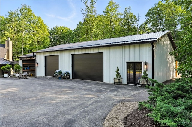 50 Hawes Rd, Wharton Twp, PA 15437 - detached garage with french doors