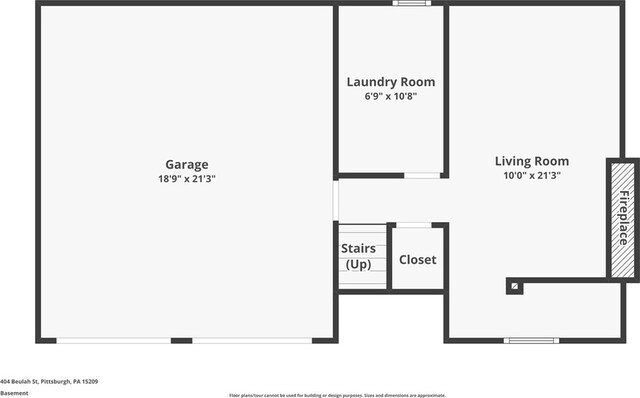 404 Beulah St, Shaler, PA 15209 - view of property floor plan