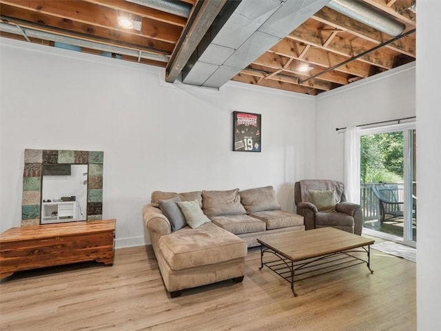 773 Somerville Dr, Saint Clair, PA 15243 - living room with wood finished floors