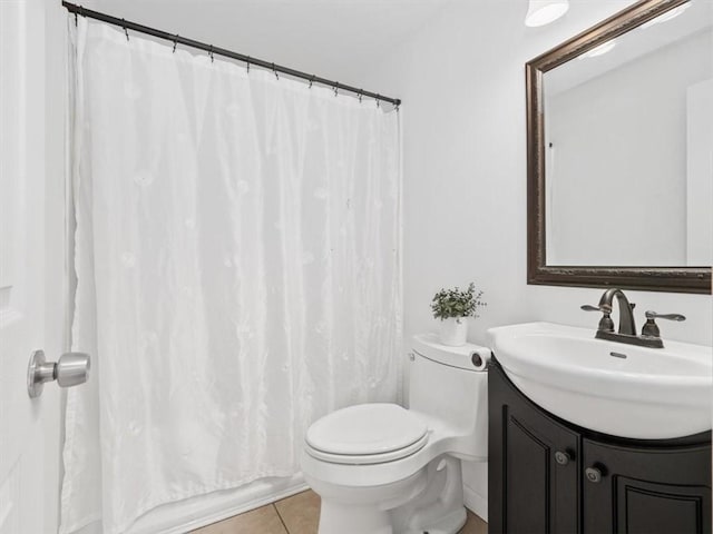 773 Somerville Dr, Saint Clair, PA 15243 - bathroom with vanity and tile patterned floors