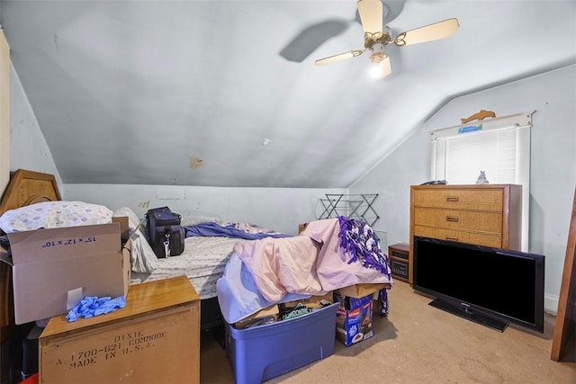 11839 Crockett St, North Huntingdon, PA 15647 - additional living space with lofted ceiling, light colored carpet, and a ceiling fan