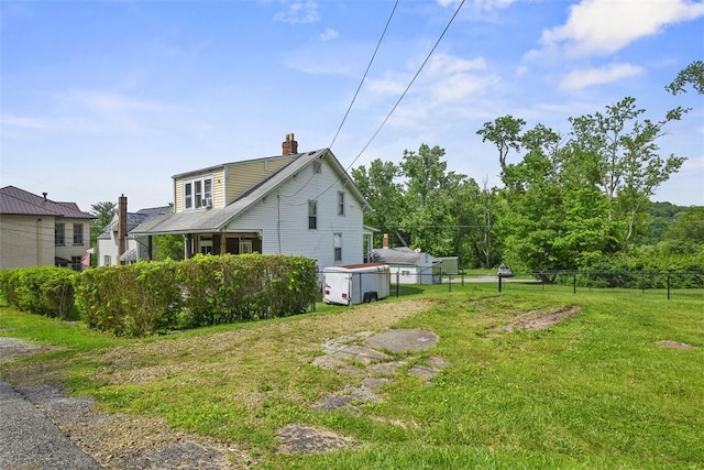 11839 Crockett St, North Huntingdon, PA 15647 - view of side of home with a chimney