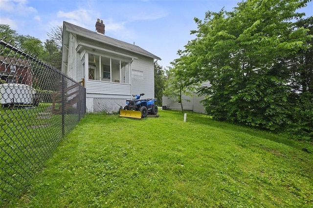 11839 Crockett St, North Huntingdon, PA 15647 - rear view of property with a chimney