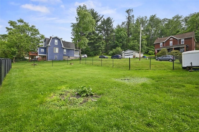 11839 Crockett St, North Huntingdon, PA 15647 - view of yard with a garage