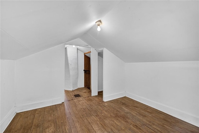 41 Taylor Ave, East Bethlehem, PA 15322 - additional living space featuring vaulted ceiling and hardwood / wood-style flooring
