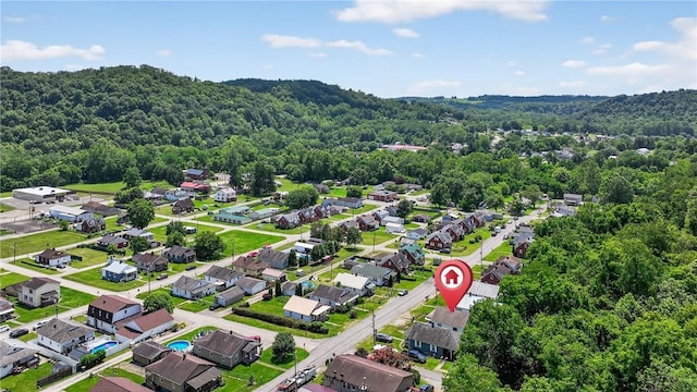 41 Taylor Ave, East Bethlehem, PA 15322 - aerial perspective of suburban area featuring a forest