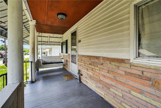 41 Taylor Ave, East Bethlehem, PA 15322 - view of wooden porch