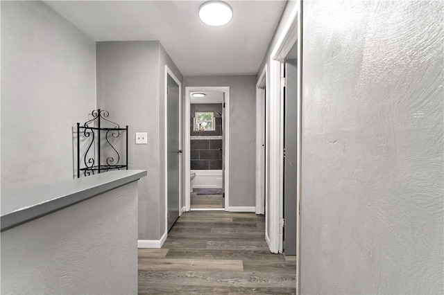 553 Indus St, Greenfield, PA 15207 - hall featuring wood finished floors and baseboards