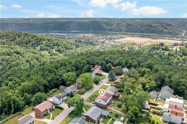 553 Indus St, Greenfield, PA 15207 - aerial view of residential area featuring a forest