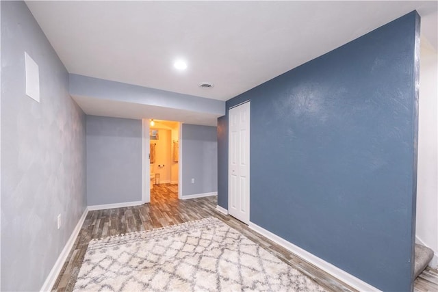 325 Clements Rd, Plum Boro, PA 15239 - unfurnished room featuring wood finished floors and recessed lighting