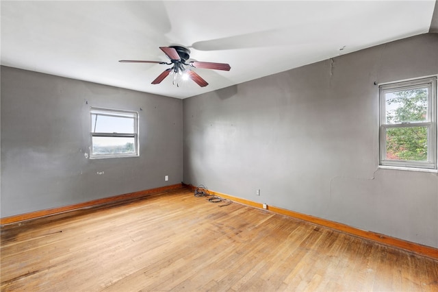 1000 Prospect Rd, Whitehall, PA 15227 - empty room featuring light wood-style floors and a ceiling fan