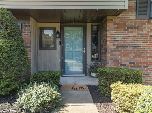 202 Lytton Rd, Moon/Crescent Twp, PA 15108 - view of exterior entry featuring brick siding