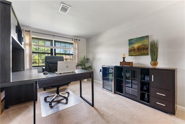 202 Lytton Rd, Moon/Crescent Twp, PA 15108 - home office with carpet and wine cooler