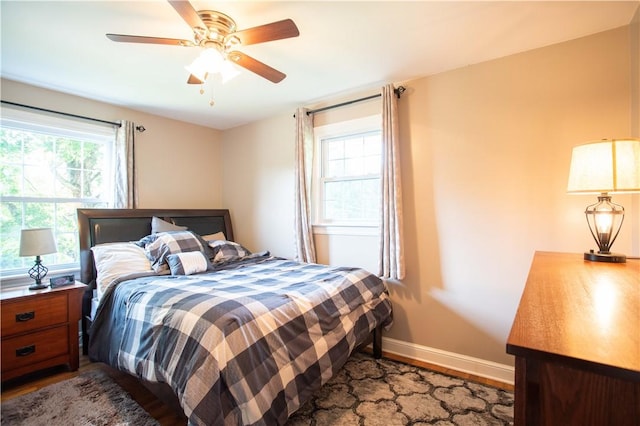 101 Lynne Dr, Big Beaver, PA 15010 - bedroom featuring wood finished floors and ceiling fan