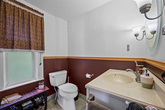 3333 Fleming Ave, Brighton Heights, PA 15212 - bathroom with vanity and tile patterned floors