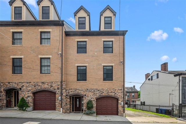 246 42nd St, Lawrenceville, PA 15201 - view of front of house with stone siding and brick siding