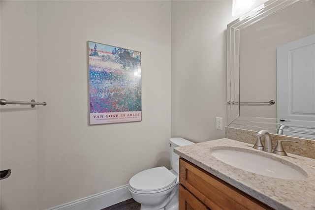 246 42nd St, Lawrenceville, PA 15201 - half bathroom featuring vanity and toilet