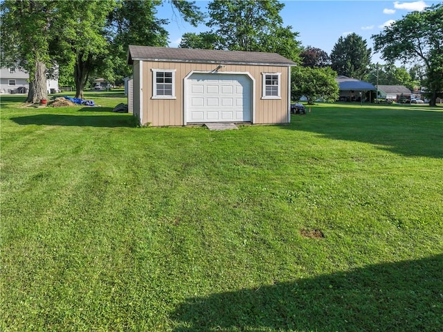 view of outbuilding
