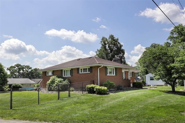 16 Grace Rd, Scottdale, PA 15683 - view of side of home featuring brick siding and a chimney