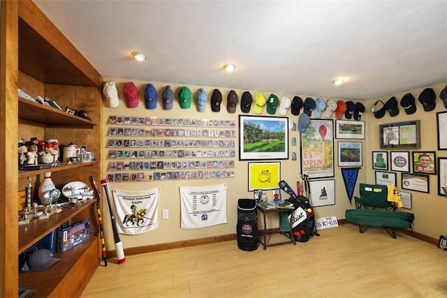 16 Grace Rd, Scottdale, PA 15683 - misc room featuring wood finished floors and baseboards