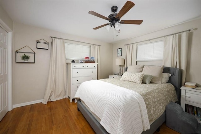 16 Grace Rd, Scottdale, PA 15683 - bedroom with wood finished floors and ceiling fan