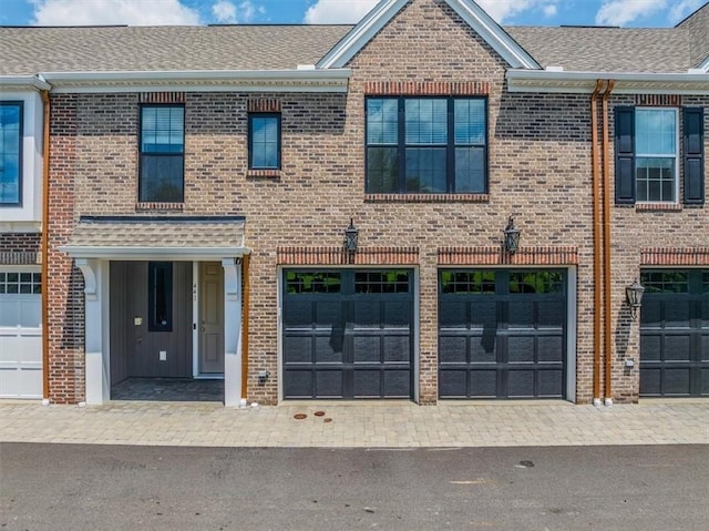 441 Roebling Ct, Cranberry Twp, PA 16066 - multi unit property with brick siding, a shingled roof, and a garage
