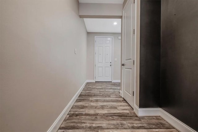 441 Roebling Ct, Cranberry Twp, PA 16066 - corridor with wood finished floors and recessed lighting