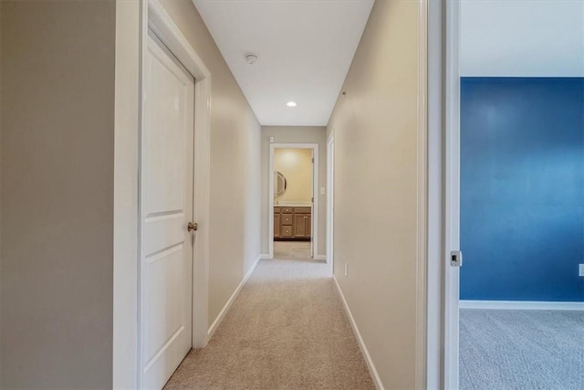 441 Roebling Ct, Cranberry Twp, PA 16066 - corridor featuring light colored carpet and baseboards