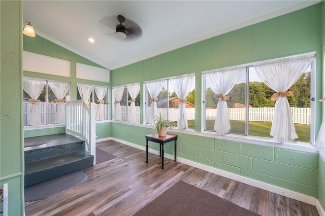 563 Edward St, Derry Twp, PA 15650 - sunroom / solarium featuring vaulted ceiling, wood finished floors, and healthy amount of natural light