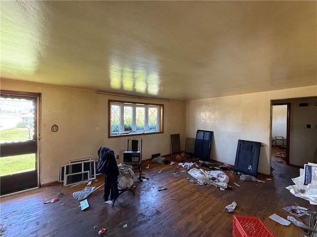 214 Barbara Dr, Kennedy Twp, PA 15136 - living area with wood-type flooring