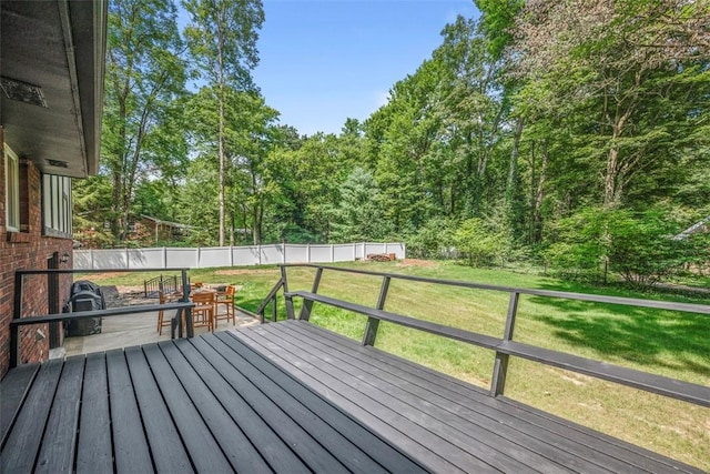 124 Heath Dr, Economy, PA 15005 - view of wooden deck