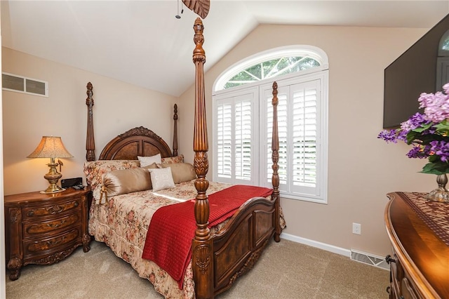 391 Browns Hill Rd, Middlesex Twp, PA 16059 - bedroom with lofted ceiling and light carpet