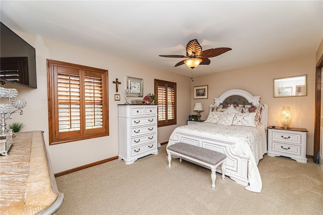 391 Browns Hill Rd, Middlesex Twp, PA 16059 - bedroom with carpet floors and ceiling fan